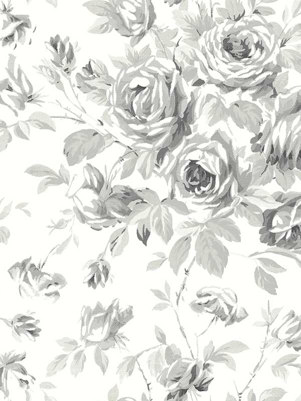Manon Stitch fabric in charcoal color - pattern number 4072-70026 - by Chesapeake in the Delphine collection