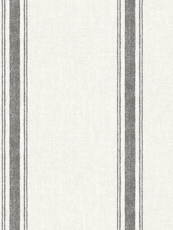Linette wallpaper Stripe wallpaper in black color - pattern number 4072-70066 - by Chesapeake in the Delphine collection