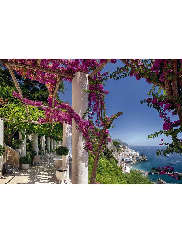 Amalfi 8 Panel mural in multicolor color - pattern number 8-931 - by Brewster in the Komar Colours collection
