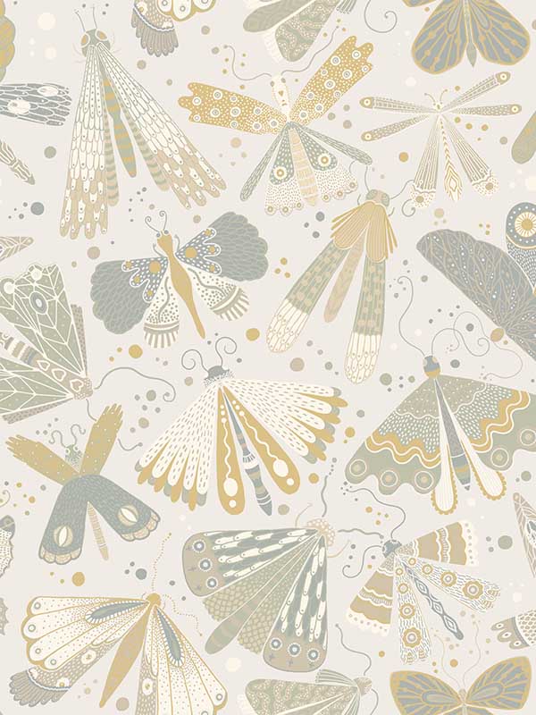 Flyga Butterfly Bonanza fabric in light blue color - pattern number 4111-63025 - by A Street Prints in the Briony collection