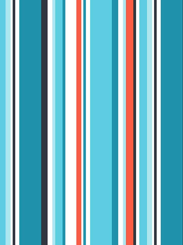 Step Stripe fabric in turquoise orange black color - pattern number JJ38043 - by Patton Norwall in the Rewind by James Joseph collection