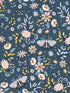 Zev Butterfly fabric in blue color - pattern number 4060-58101 - by Chesapeake in the Fable collection