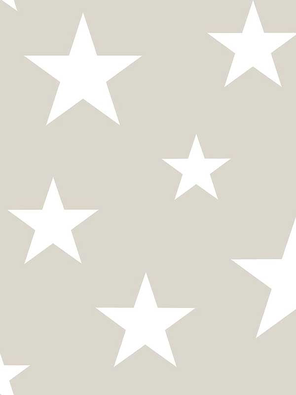 Amira Stars wallpaper in taupe color - pattern number 4060-128866 - by Chesapeake in the Fable collection
