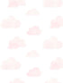 Irie Clouds fabric in pink color - pattern number 4060-138929 - by Chesapeake in the Fable collection