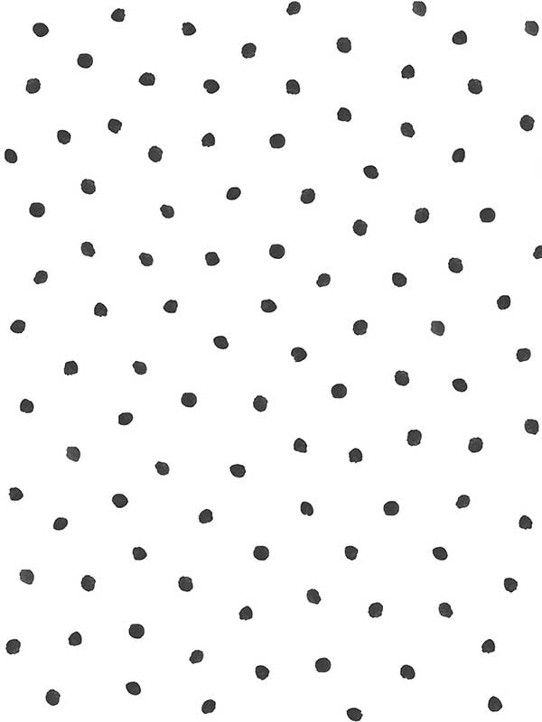Pixie Dots wallpaper in black color - pattern number 4060-138934 - by Chesapeake in the Fable collection