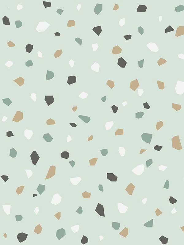 Ona Terrazzo fabric in mint color - pattern number 4060-139036 - by Chesapeake in the Fable collection