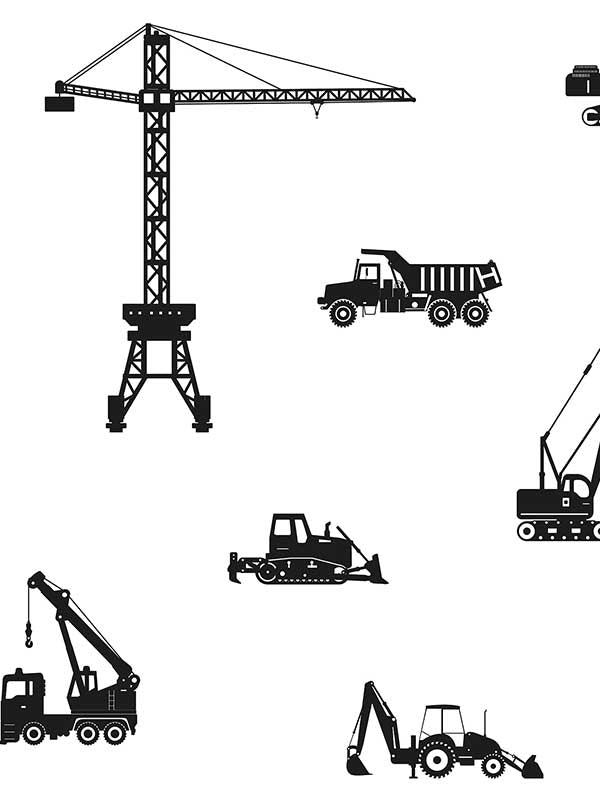 Eowyn Cranes fabric in black color - pattern number 4060-139263 - by Chesapeake in the Fable collection