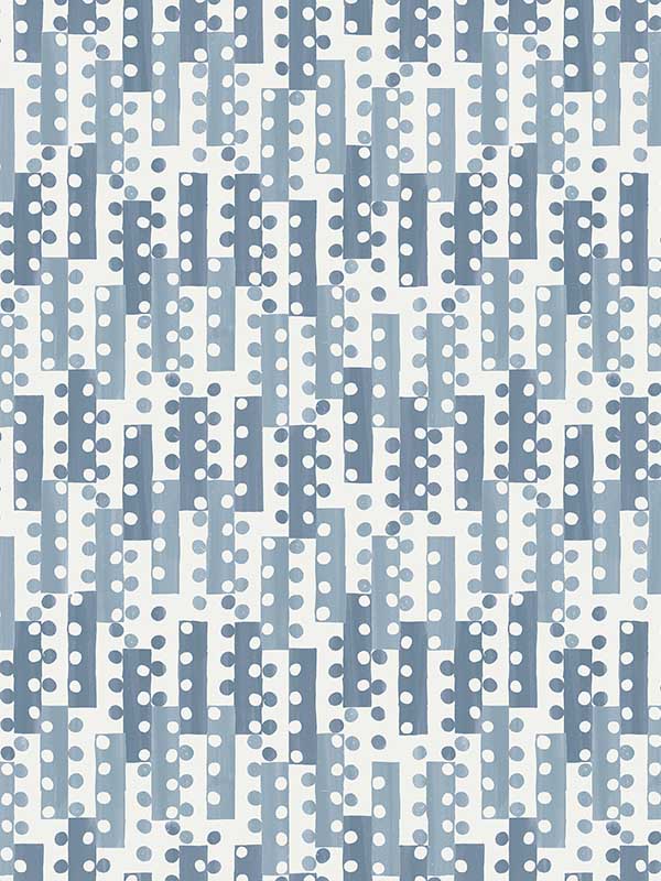 Erik Building Blocks fabric in blue color - pattern number 4066-26508 - by A Street Prints in the Hannah collection