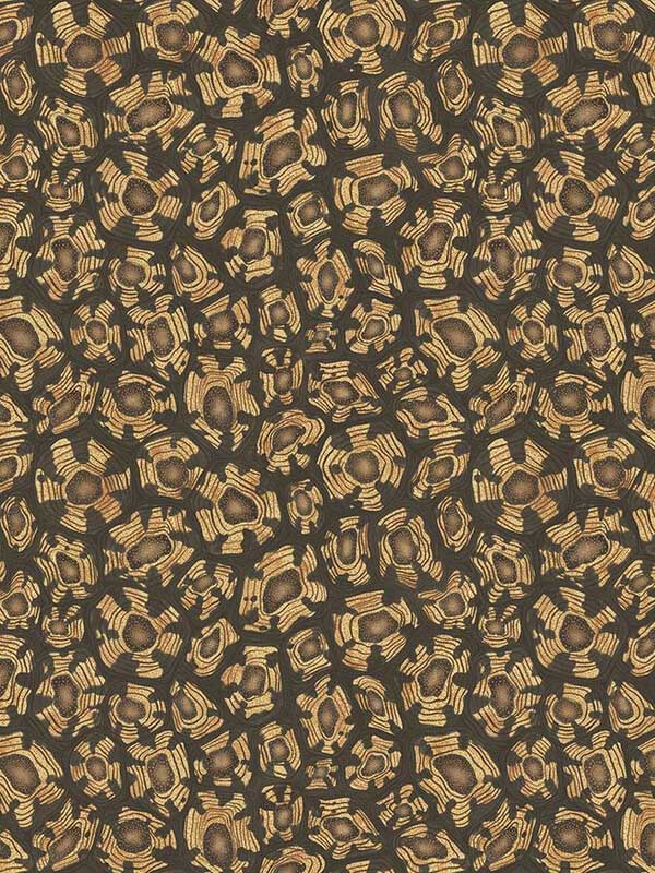 Savanna Shell fabric in ochre color - pattern number 119/4019.CS.0 - by Cole and Son in the Ardmore Jabula collection
