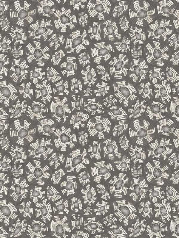 Savanna Shell fabric in soot color - pattern number 119/4023.CS.0 - by Cole and Son in the Ardmore Jabula collection
