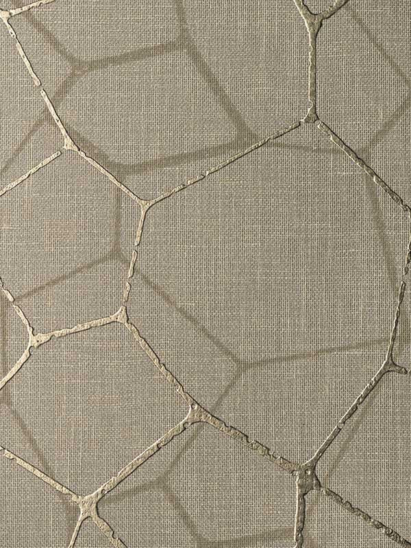 Combolin wallpaper in copper bronze color - pattern number 682122 - by Seabrook in the Linen Textures collection