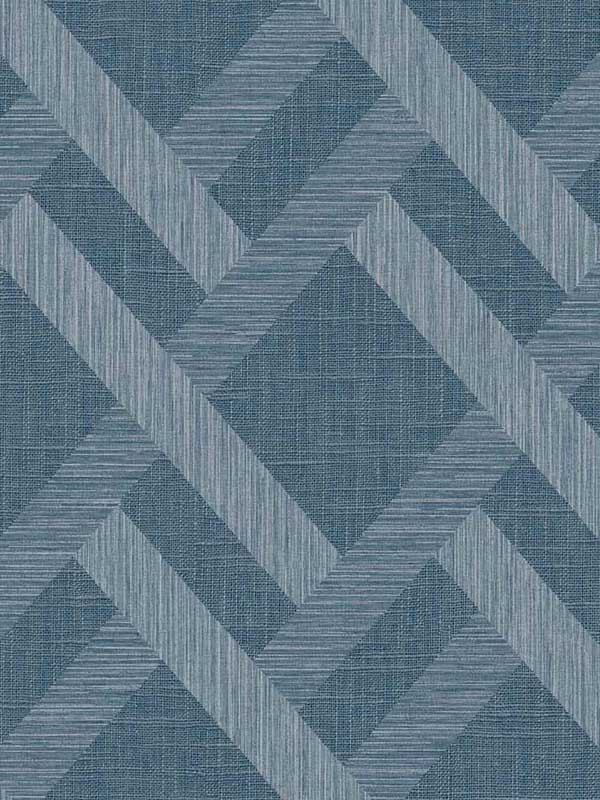 Linen Trellis fabric in nautica color - pattern number TS80802 - by Seabrook in the Even More Textures collection