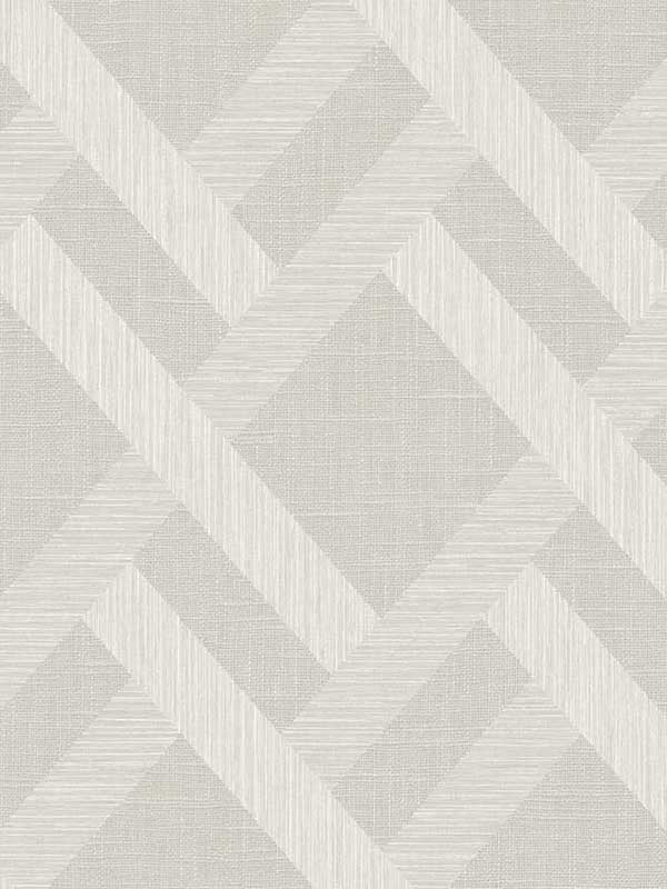 Linen Trellis fabric in morning fog color - pattern number TS80805 - by Seabrook in the Even More Textures collection