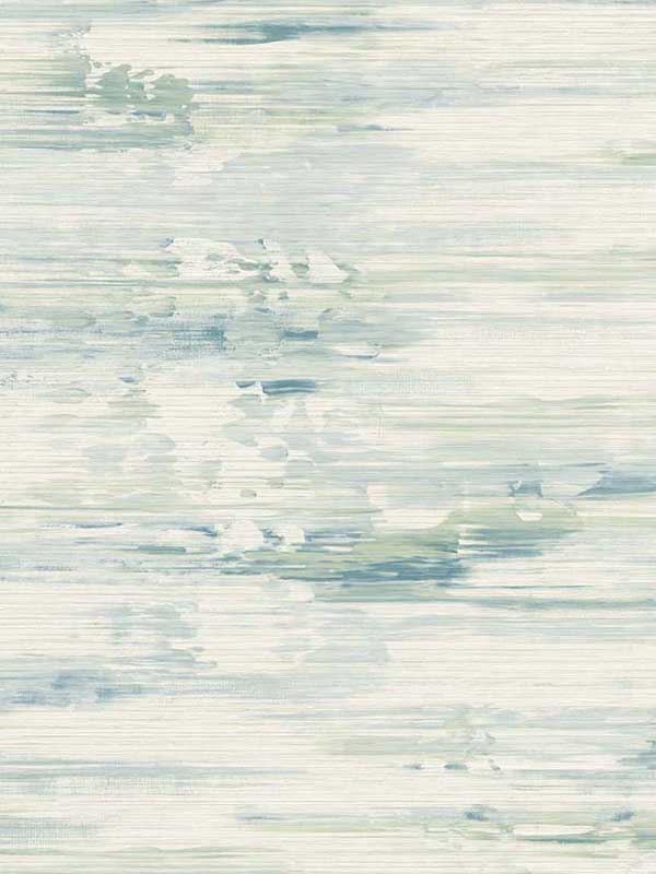 Silk Mistral fabric in seaglass color - pattern number TS81704 - by Seabrook in the Even More Textures collection