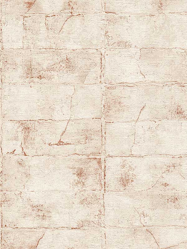 Clay fabric in rust color - pattern number 4096-520149 - by Advantage in the Concrete collection