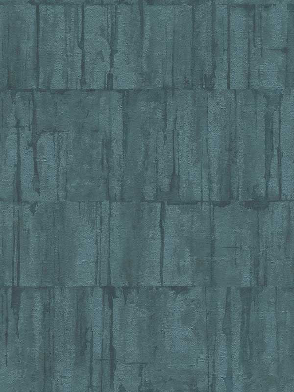Buck Horizontal wallpaper in teal color - pattern number 4096-560336 - by Advantage in the Concrete collection