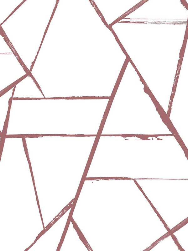 Intersect fabric in spice red color - pattern number CC1291 - by York Designer Series in the Carol Benson Cobb Signature Wallcoverings collection