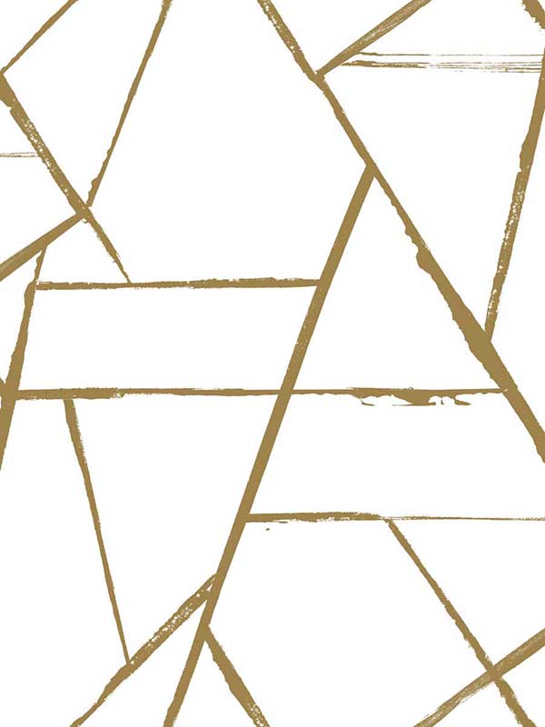 Intersect fabric in gold metallic color - pattern number CC1294 - by York Designer Series in the Carol Benson Cobb Signature Wallcoverings collection