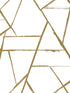 Intersect fabric in gold metallic color - pattern number CC1294 - by York Designer Series in the Carol Benson Cobb Signature Wallcoverings collection