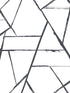 Intersect fabric in black color - pattern number CC1295 - by York Designer Series in the Carol Benson Cobb Signature Wallcoverings collection