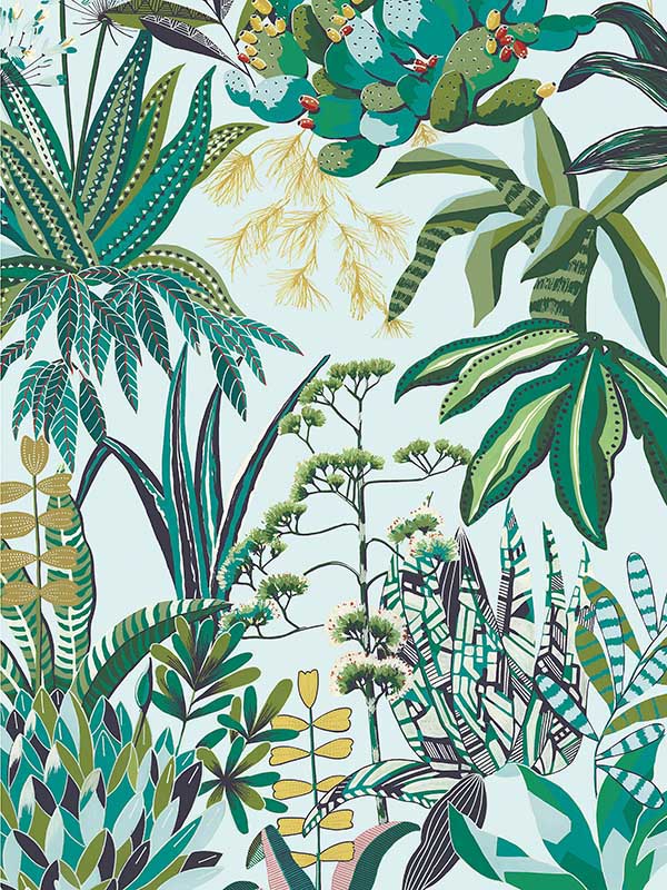 Figari fabric in agave color - pattern number WH 000016440 - by Scalamandre in the collection