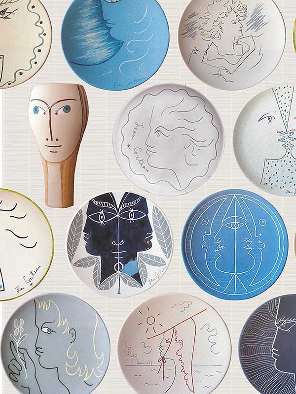 Poteries fabric in kaolin color - pattern number WH 000026467 - by Scalamandre in the collection