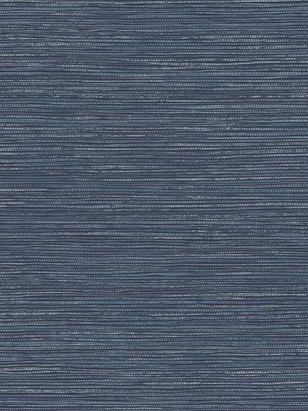 Alton Faux Grasscloth fabric in indigo color - pattern number 4125-26712 - by Advantage in the Fusion by Advantage collection