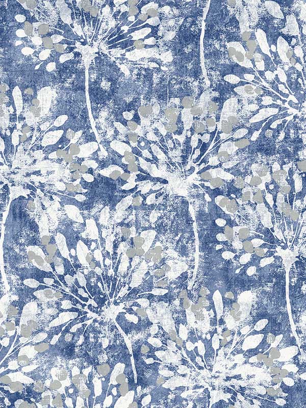 Dori Painterly Floral fabric in blue color - pattern number 2980-26187 - by Advantage in the Splash collection