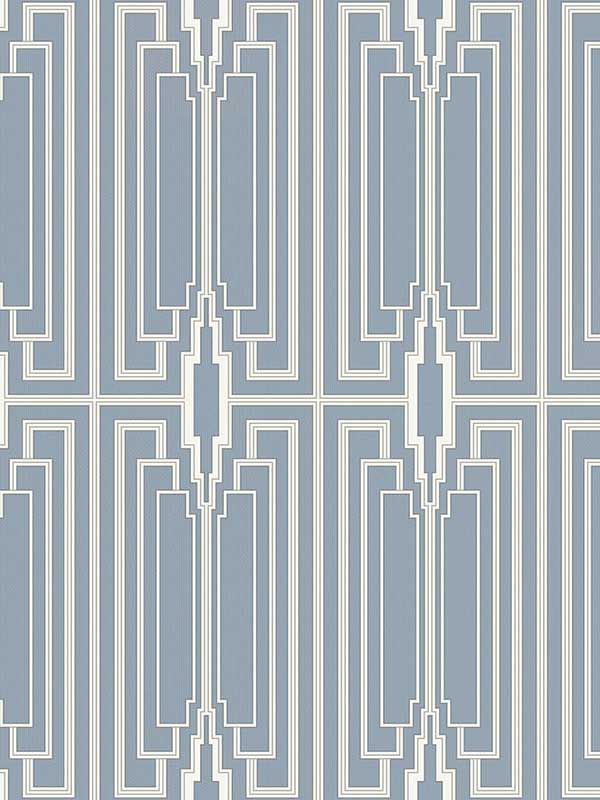 Manhattan fabric in peacock color - pattern number DC60002 - by Collins and Company in the Deco 2 collection