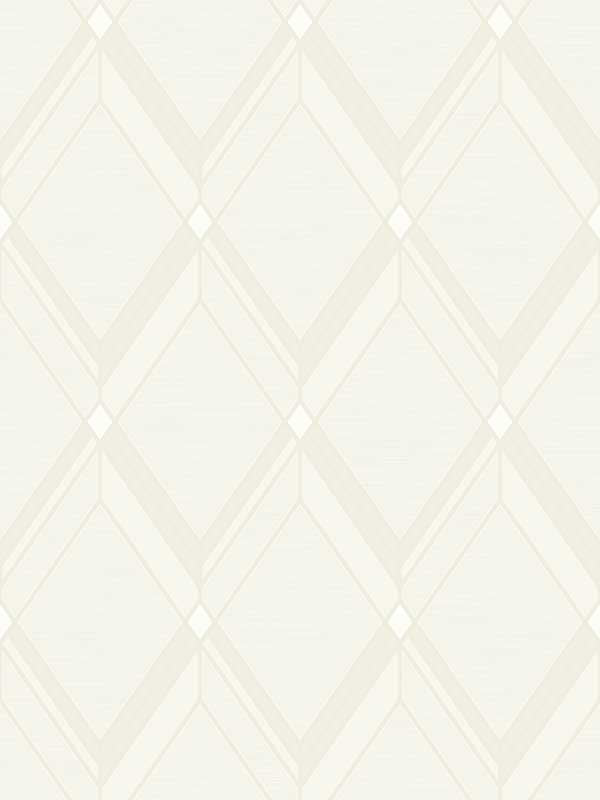 Brooklyn Diamond fabric in metallic pearl color - pattern number DC60500 - by Collins and Company in the Deco 2 collection
