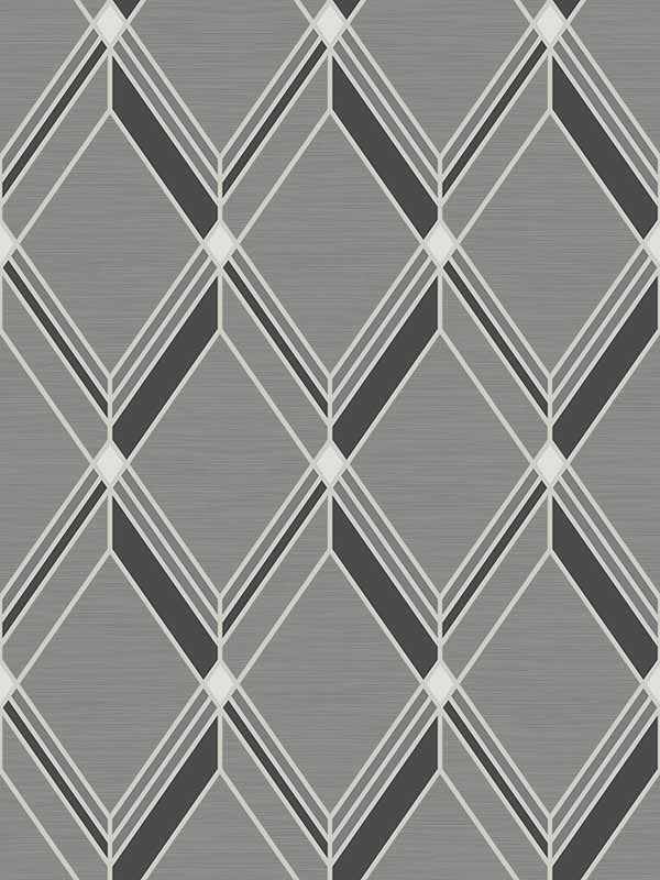 Brooklyn Diamond fabric in mysterious color - pattern number DC60504 - by Collins and Company in the Deco 2 collection