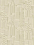 Manhattan Skyline fabric in aurum color - pattern number DC61503 - by Collins and Company in the Deco 2 collection