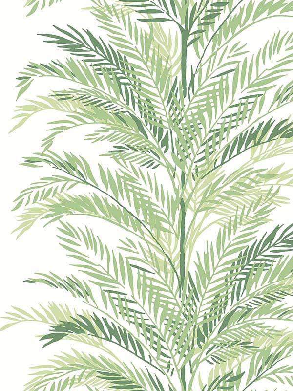 Keana Palm Peel and Stick wallpaper in paradise green color - pattern number LN30104 - by NextWall in the Peel and Stick Wallpaper by Lillian August Luxe Haven 2 collection