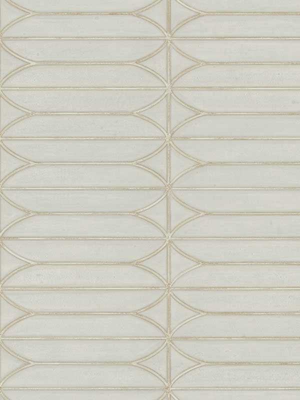 Pavilion Peel and Stick wallpaper in taupe color - pattern number PSW1411RL - by Candice Olson in the Simply Candice Peel and Stick Wallpaper collection