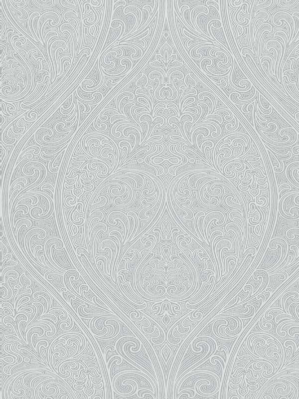 Art Nouvu wallpaper in grey color - pattern number 32977 - by Galerie in the Serene collection