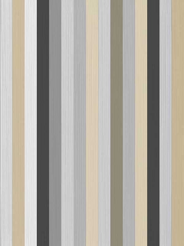Riga Platino fabric in grey cream black color - pattern number 25779 - by Galerie in the Cottage Chic collection