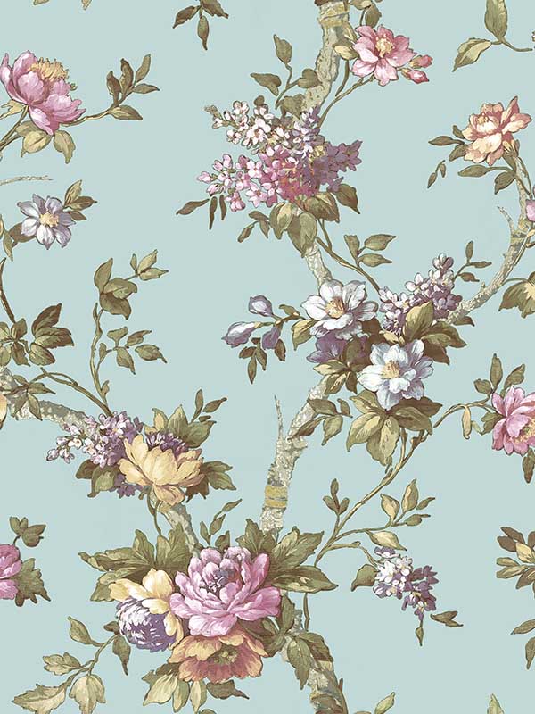 Ramo Edra fabric in light blue color - pattern number 84002 - by Galerie in the Cottage Chic collection