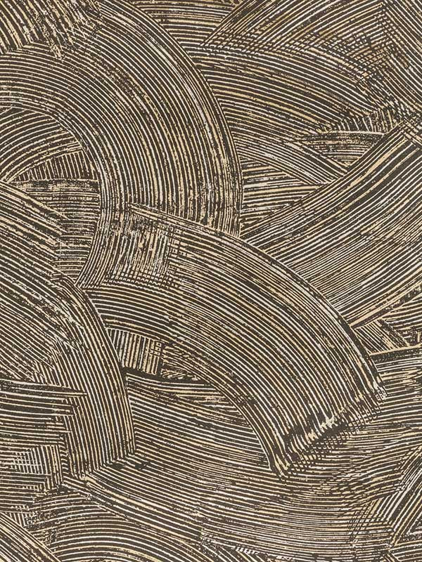 Modern Swirl fabric in noir color - pattern number W3831.8.0 - by Kravet in the Modern Luxe collection