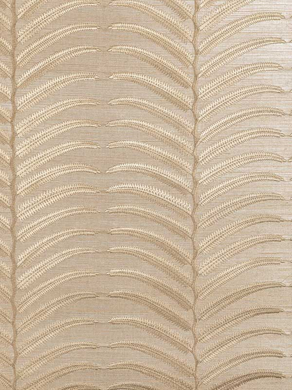 Plantae Emb Sisal wallpaper in sand color - pattern number W3834.6106.0 - by Kravet in the Modern Luxe collection