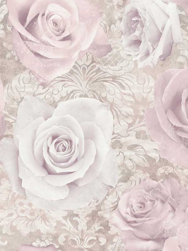 Reverie Peel and Stick fabric in light pink color - pattern number AS20001 - by NextWall in the Peel and Stick Wallpaper by Arthouse collection