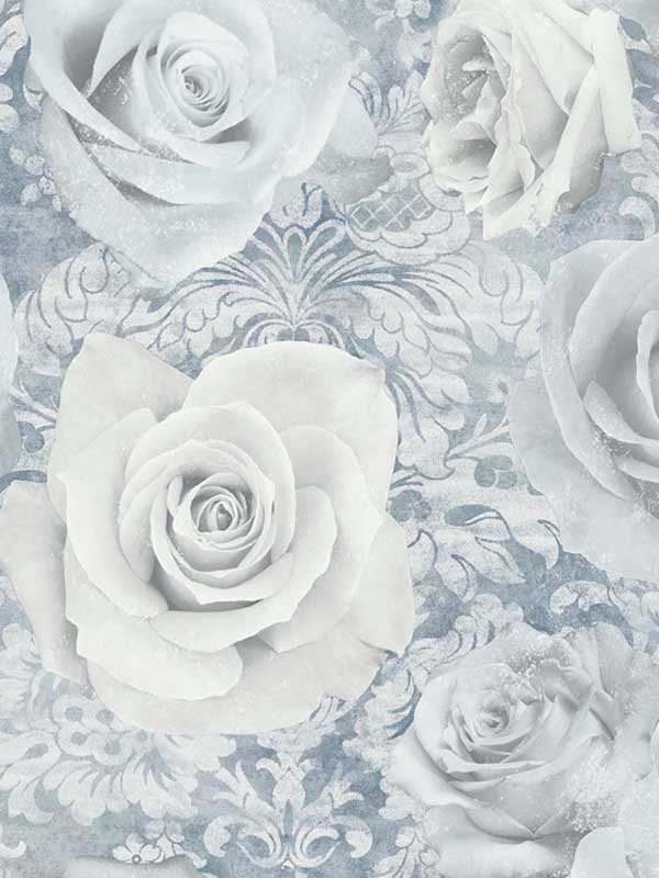 Reverie Peel and Stick fabric in blue color - pattern number AS20002 - by NextWall in the Peel and Stick Wallpaper by Arthouse collection