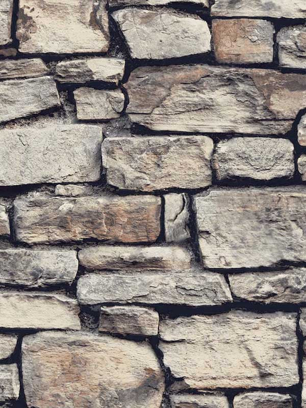 Cornish Faux Stone Peel and Stick wallpaper in natural color - pattern number AS20105 - by NextWall in the Peel and Stick Wallpaper by Arthouse collection