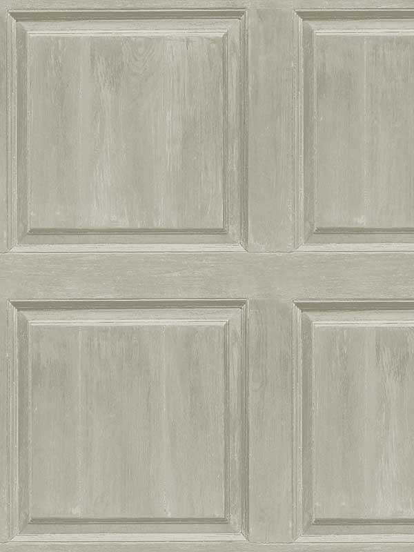 Washed Faux Panel Peel and Stick fabric in warm pewter color - pattern number AS20305 - by NextWall in the Peel and Stick Wallpaper by Arthouse collection