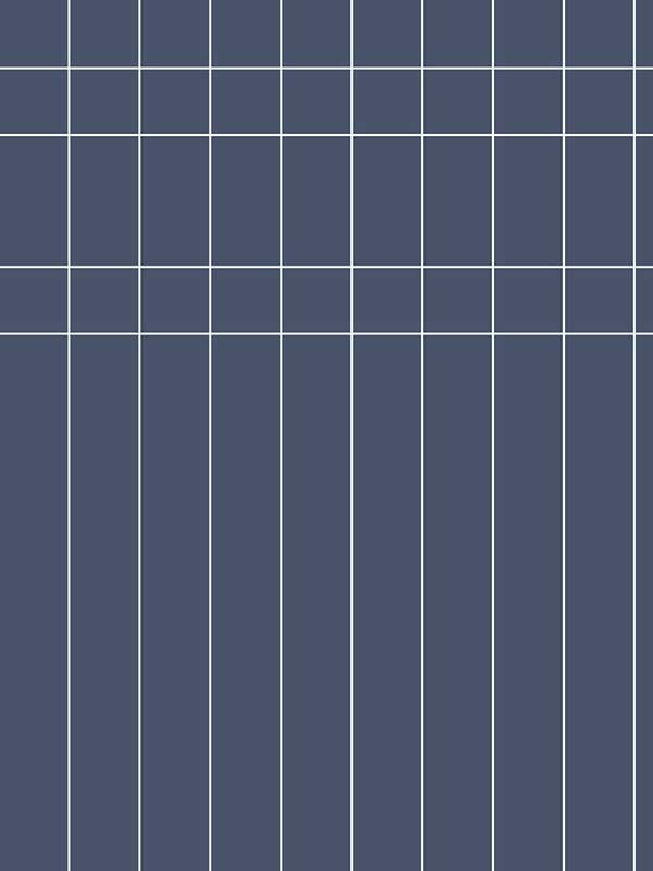 Linear Gridwork Peel and Stick wallpaper in navy color - pattern number PSW1510RL - by Magnolia Home by Joanna Gaines in the Magnolia Home Peel and Stick Wallpaper collection