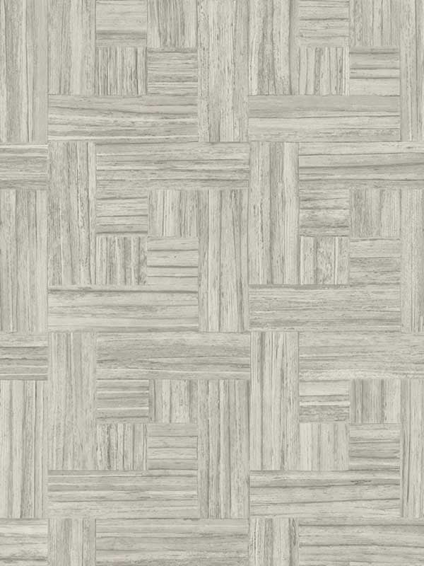 Tesselle wallpaper in grey color - pattern number ND3059N - by York in the Natural Digest collection