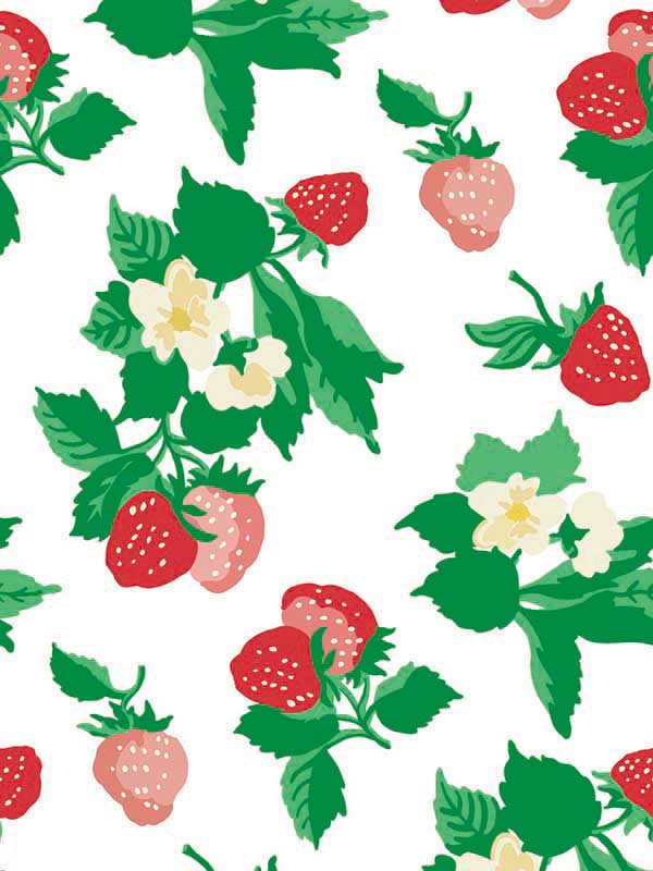 Berry Nice Peel and Stick wallpaper in berry pink color - pattern number PSW1395RL - by York in the Madcap Cottage Peel and Stick Wallpaper collection