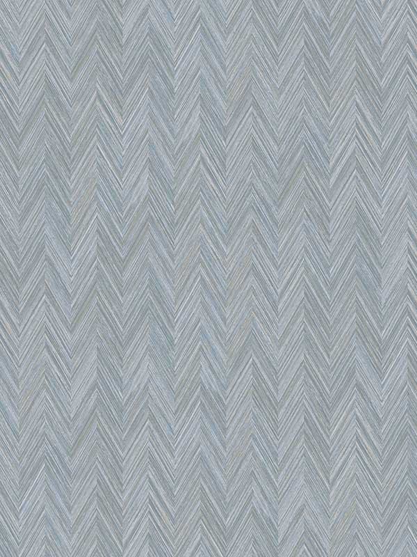 Fiber Weave wallpaper in denim blue metallic silver color - pattern number G78133 - by Patton Norwall in the Texture FX collection