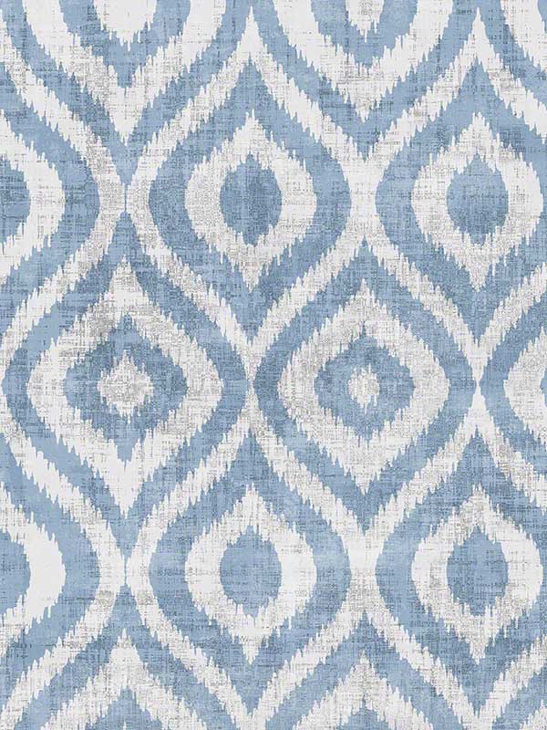 Batik fabric in powder blue color - pattern number WSH1010.WT.0 - by Winfield Thybony in the Showhouse collection