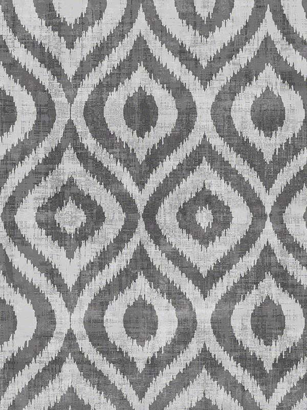 Batik fabric in charcoal color - pattern number WSH1013.WT.0 - by Winfield Thybony in the Showhouse collection