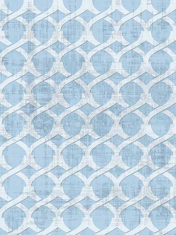 Chain fabric in crisp white color - pattern number WSH1021.WT.0 - by Winfield Thybony in the Showhouse collection